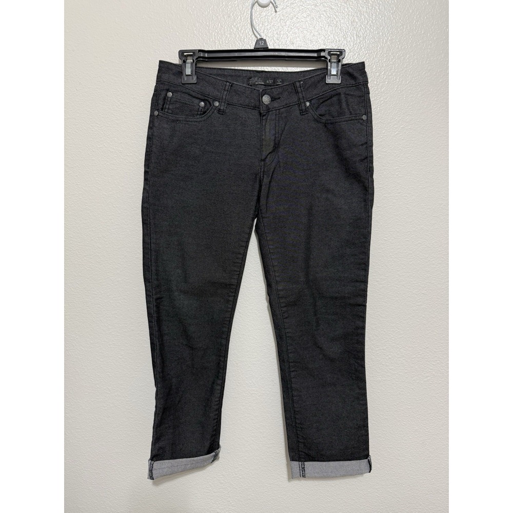 Prana Womens Size 4/27 Straight Black Jeans